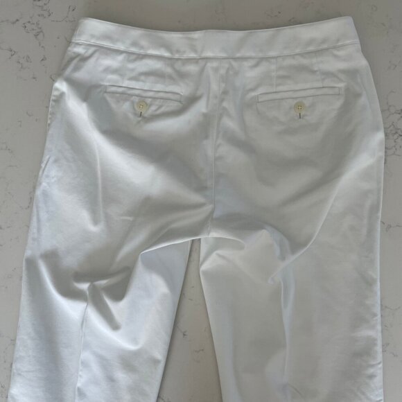 Brooks Brothers Advantage Chino Stretch 4 Pocket Mid Rise Pants White Sz 6 NWOT - Picture 7 of 11